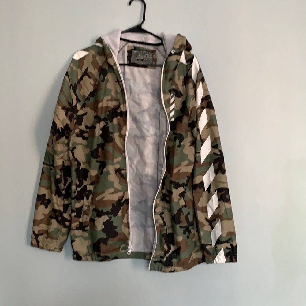 Brooklyn Cloth camo windbreaker jacket